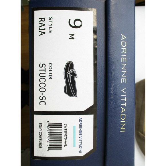 NEW Adrienne Vittadini Raja Slip on Suede Loafers - Picture 9 of 10